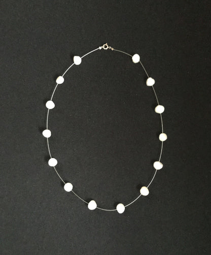 White Pearl Necklace image 0