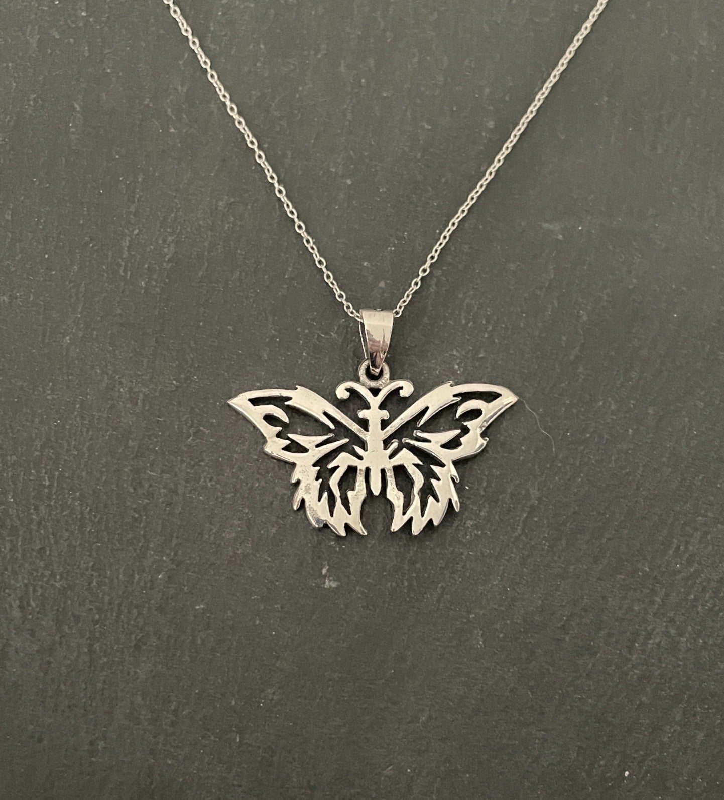 Silver Butterfly Pendant image 0