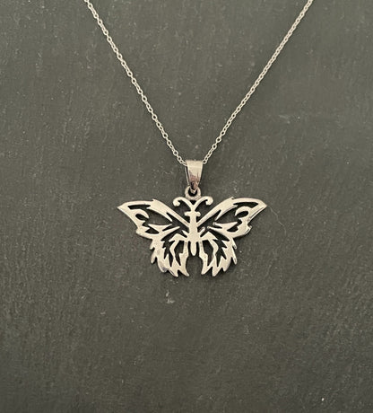 Silver Butterfly Pendant image 0