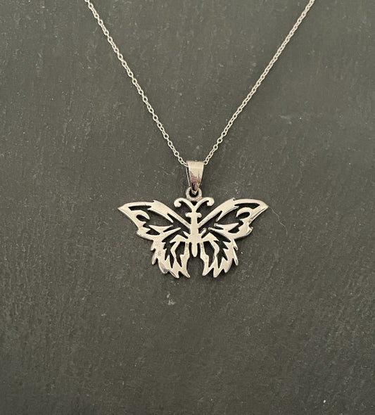 Silver Butterfly Pendant image 0