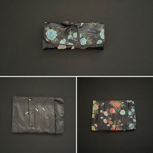 Black Flower Jewellery Wrap image 0