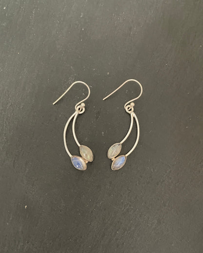 Moonstone Drop Earrings image 0