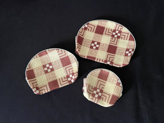 Set of 3 Brown Purses image 1
