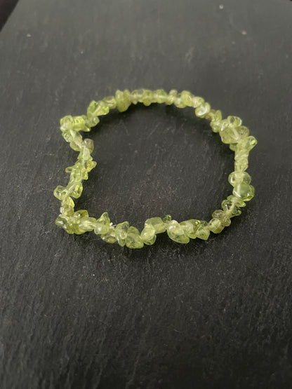 Peridot Chip Bracelet image 0