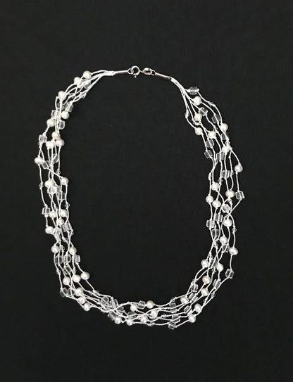 Pearl and Bead Necklace image 1