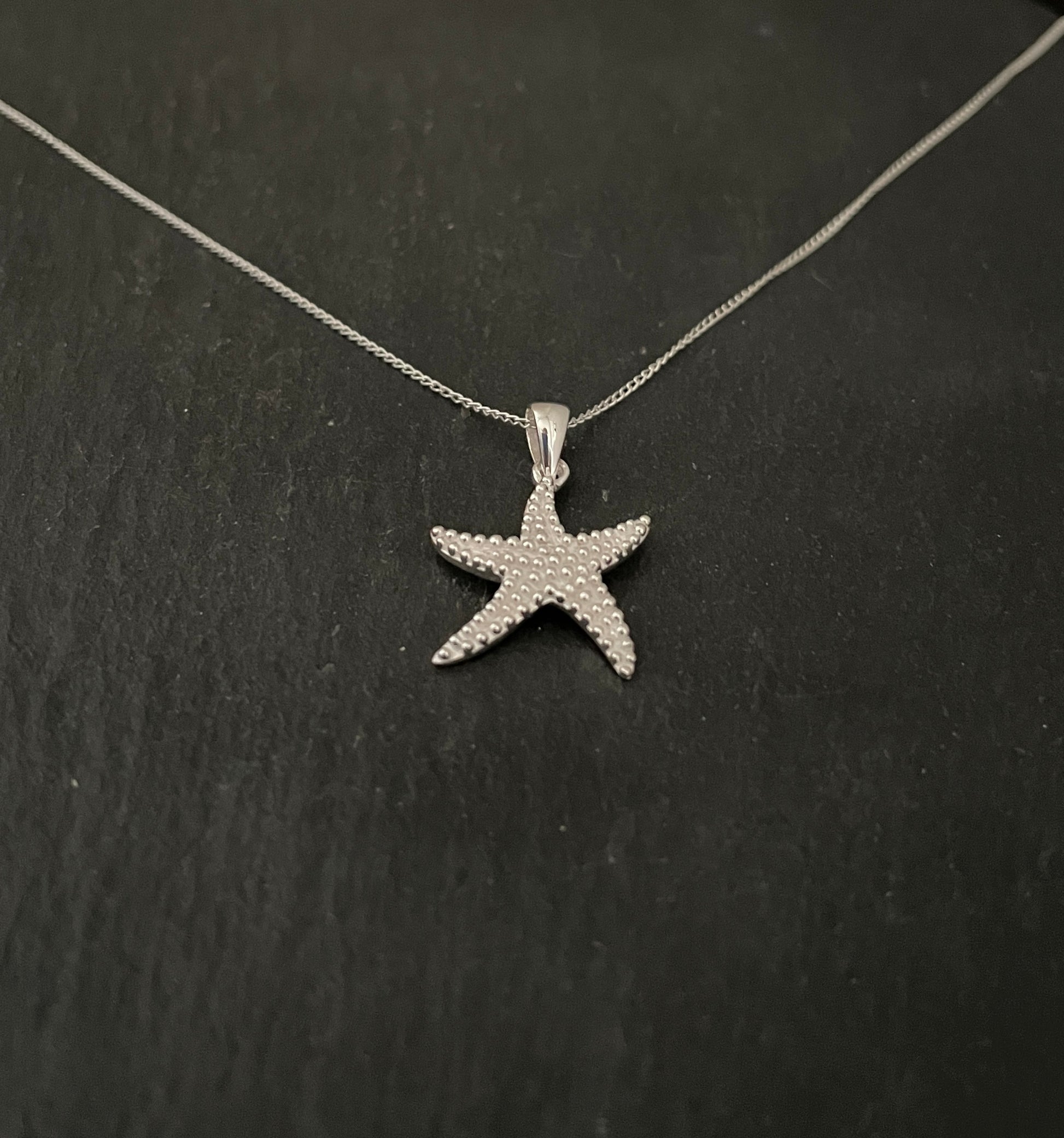 Silver Starfish Pendant image 1