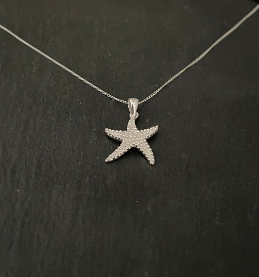Silver Starfish Pendant image 1