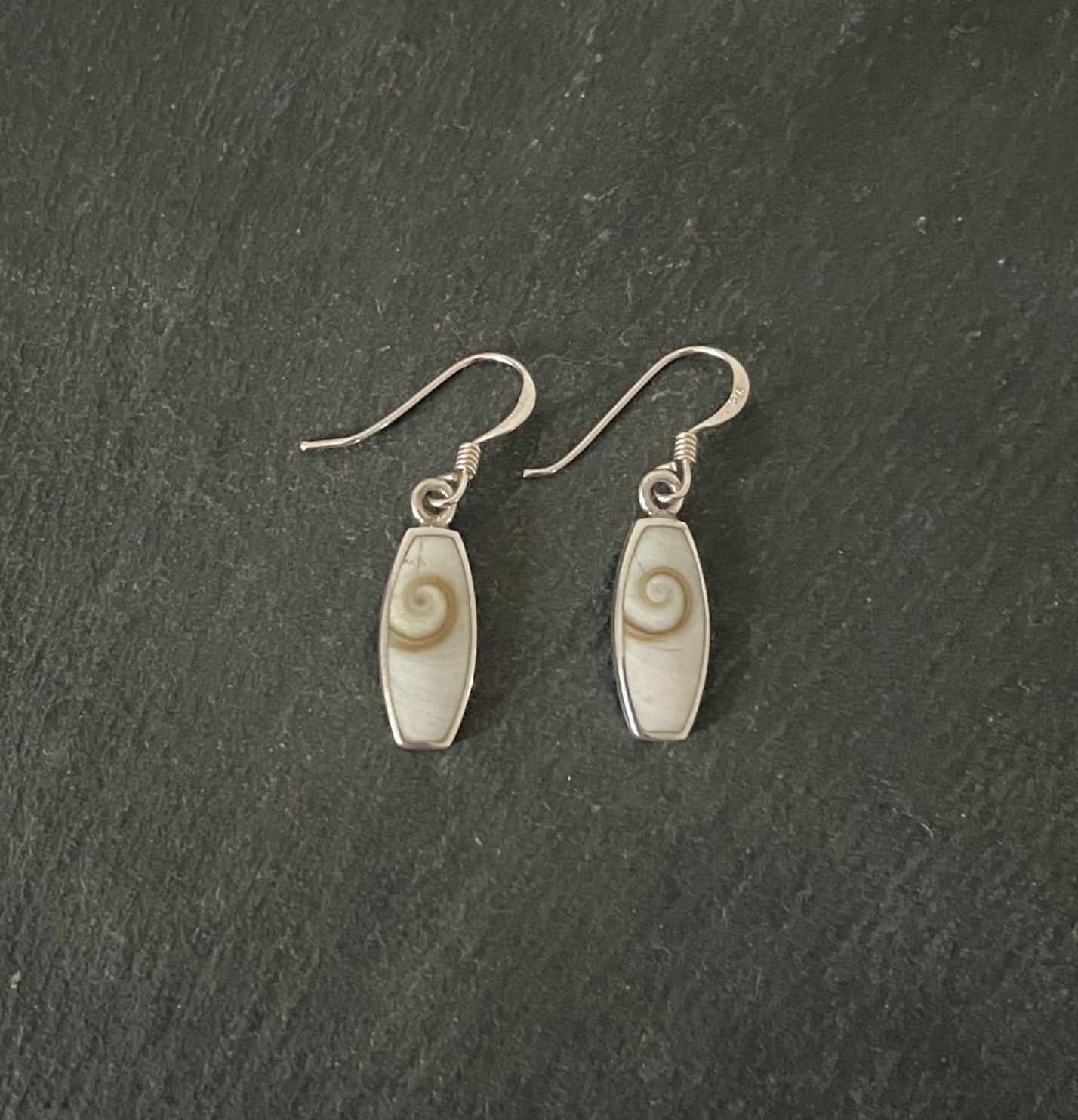 Shiva Shell Rectangle Earrings image 0