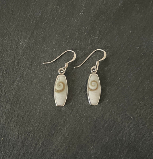 Shiva Shell Rectangle Earrings image 0