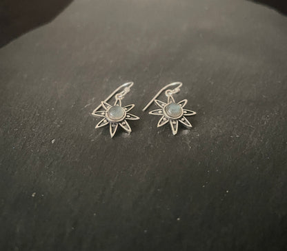 Labradorite and Silver Earrings image 1