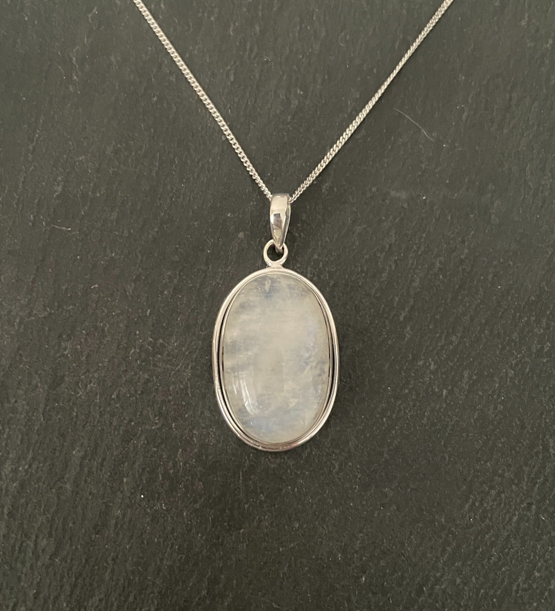 Oval Moonstone Pendant image 0