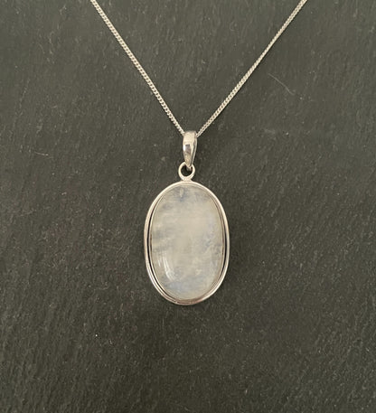 Oval Moonstone Pendant image 0