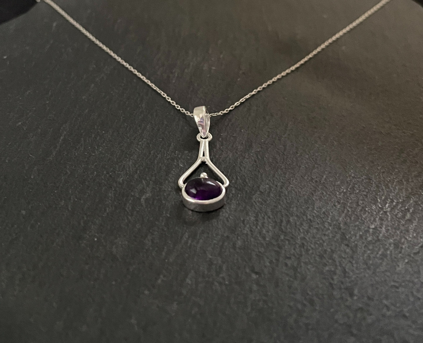 Amethyst Drop Pendant image 1