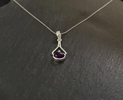 Amethyst Drop Pendant image 1