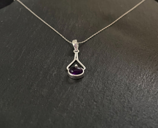 Amethyst Drop Pendant image 1