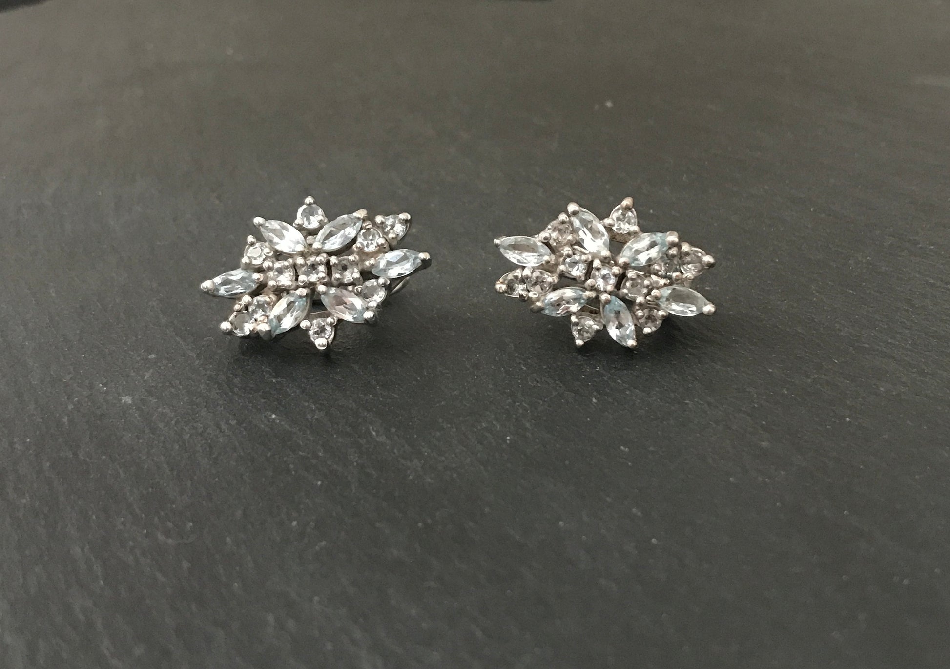 Blue Topaz Studs image 0