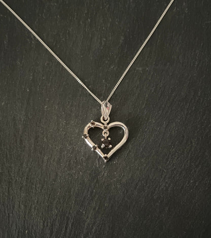 Smokey Quartz Heart Pendant image 0