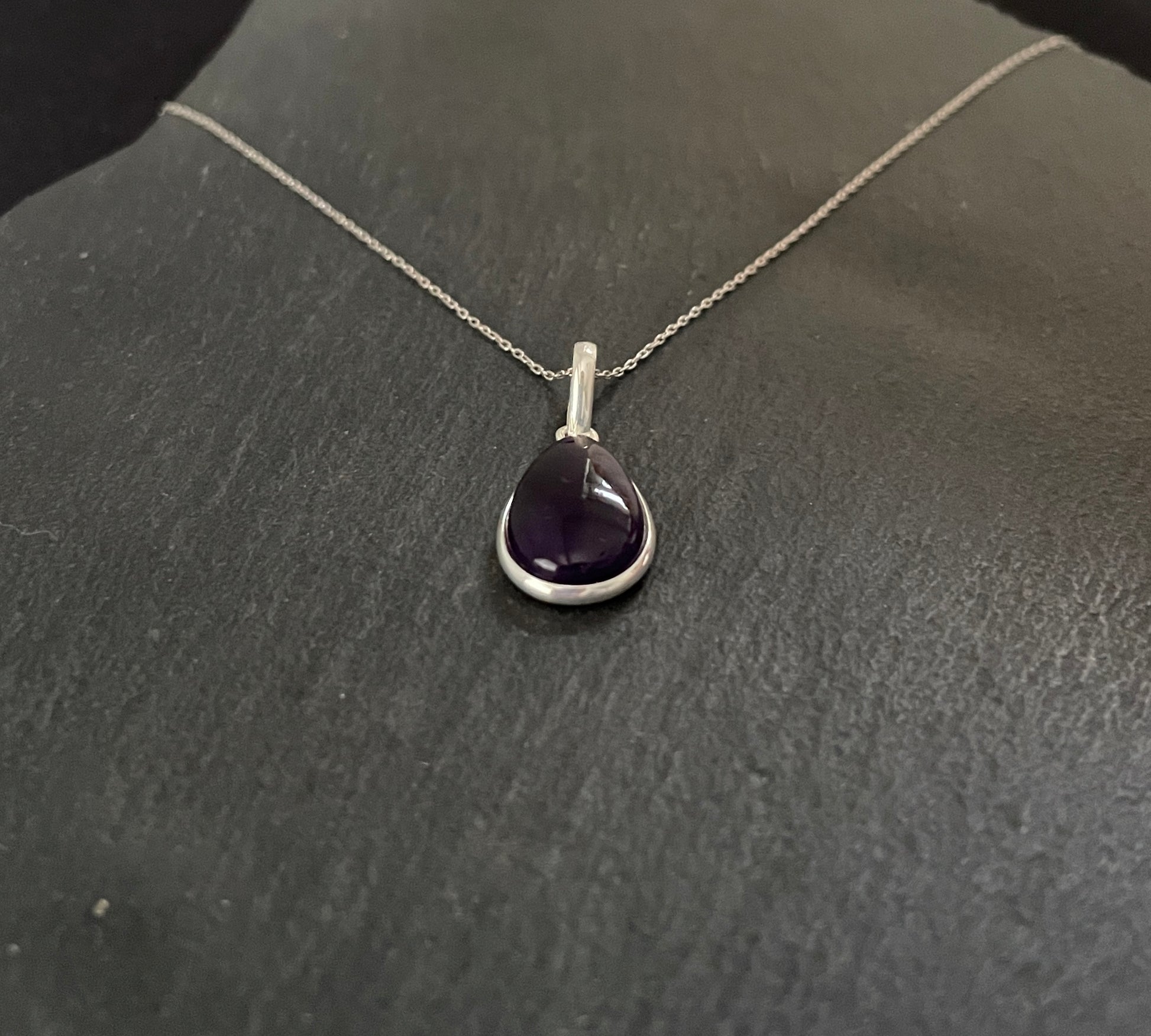 Amethyst Teardrop Pendant image 1
