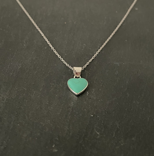 Turquoise Heart Pendant image 1