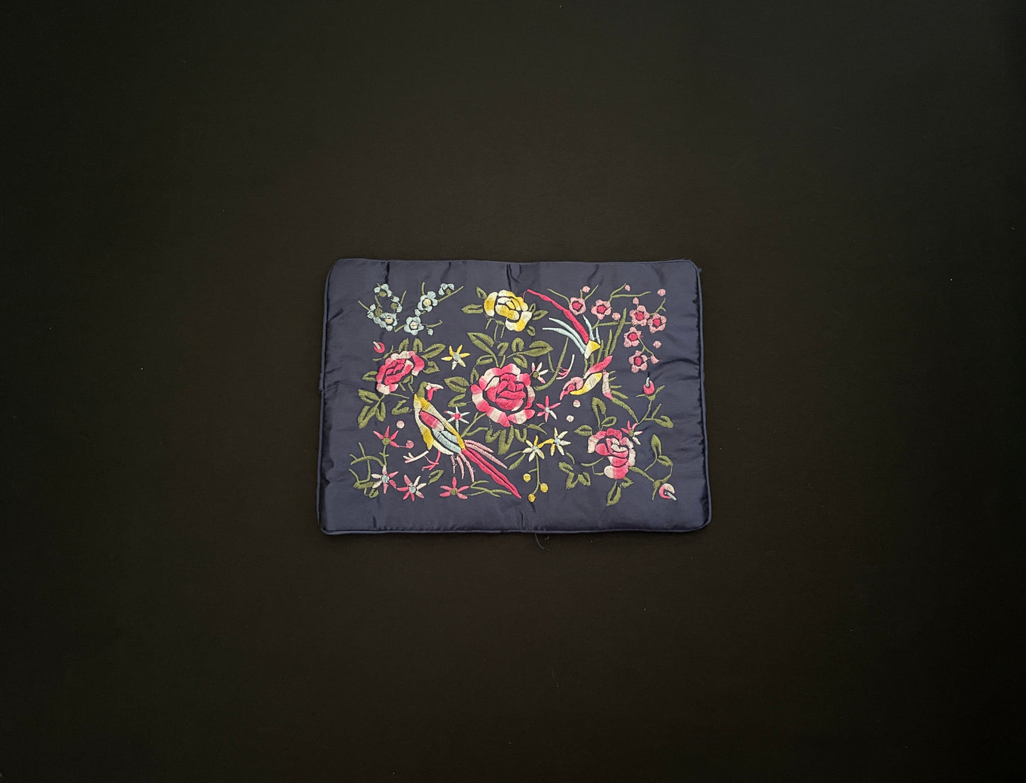 Dark Blue Flower Jewellery Wrap image 2