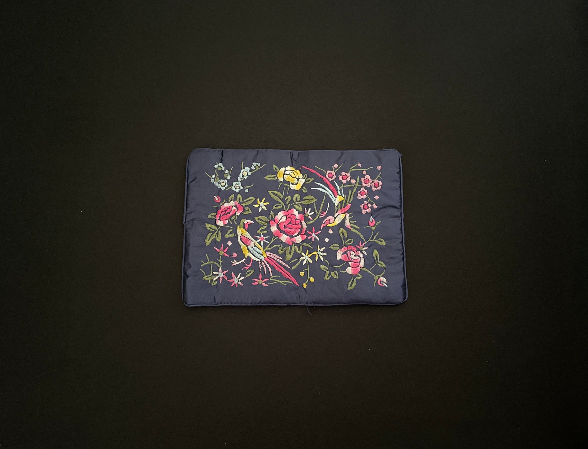 Dark Blue Flower Jewellery Wrap image 2