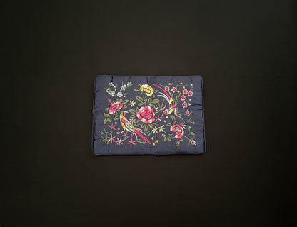 Dark Blue Flower Jewellery Wrap image 2