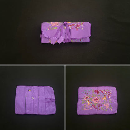 Purple Flower Jewellery Wrap image 0