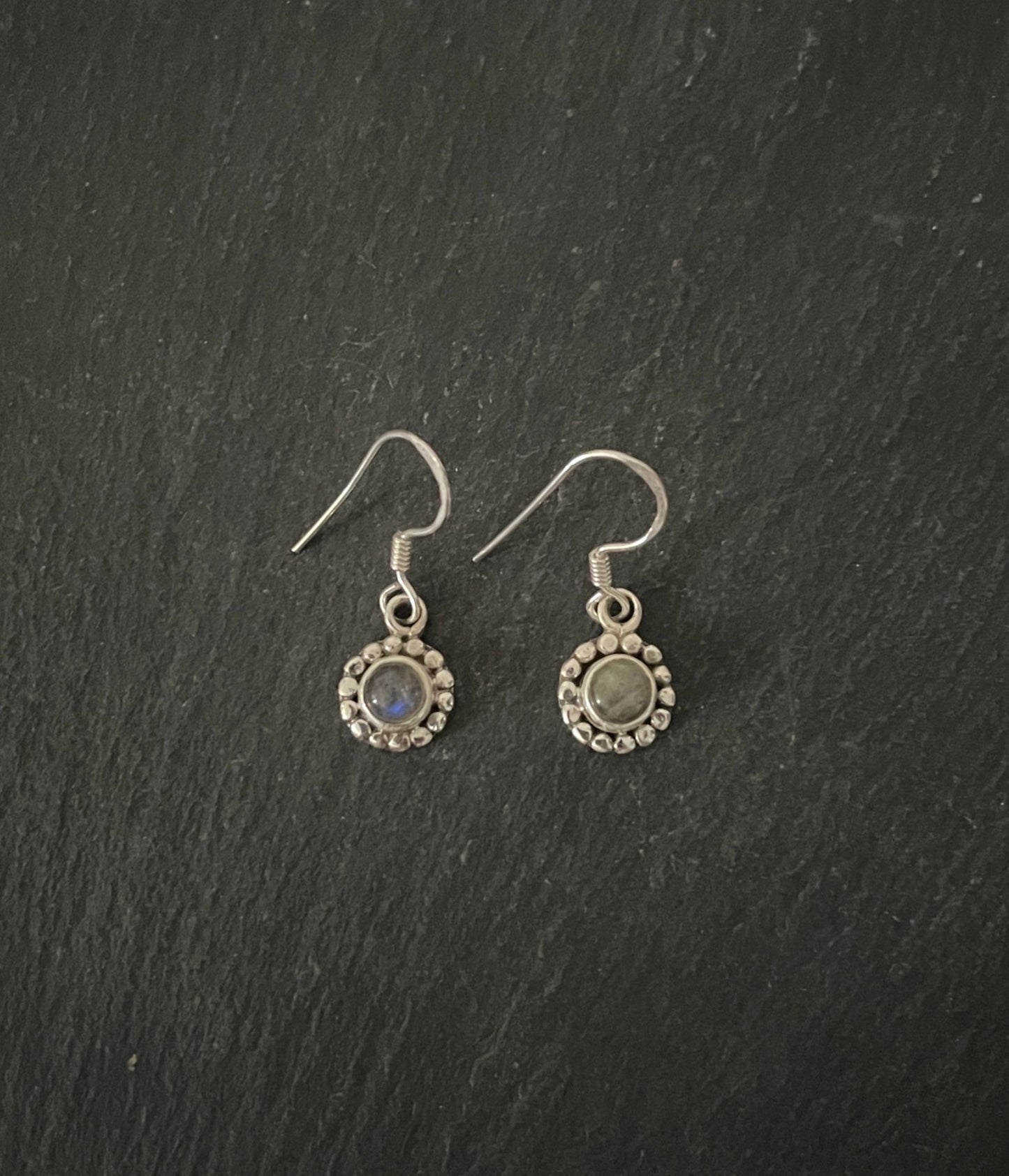 Labradorite Round Earrings image 0