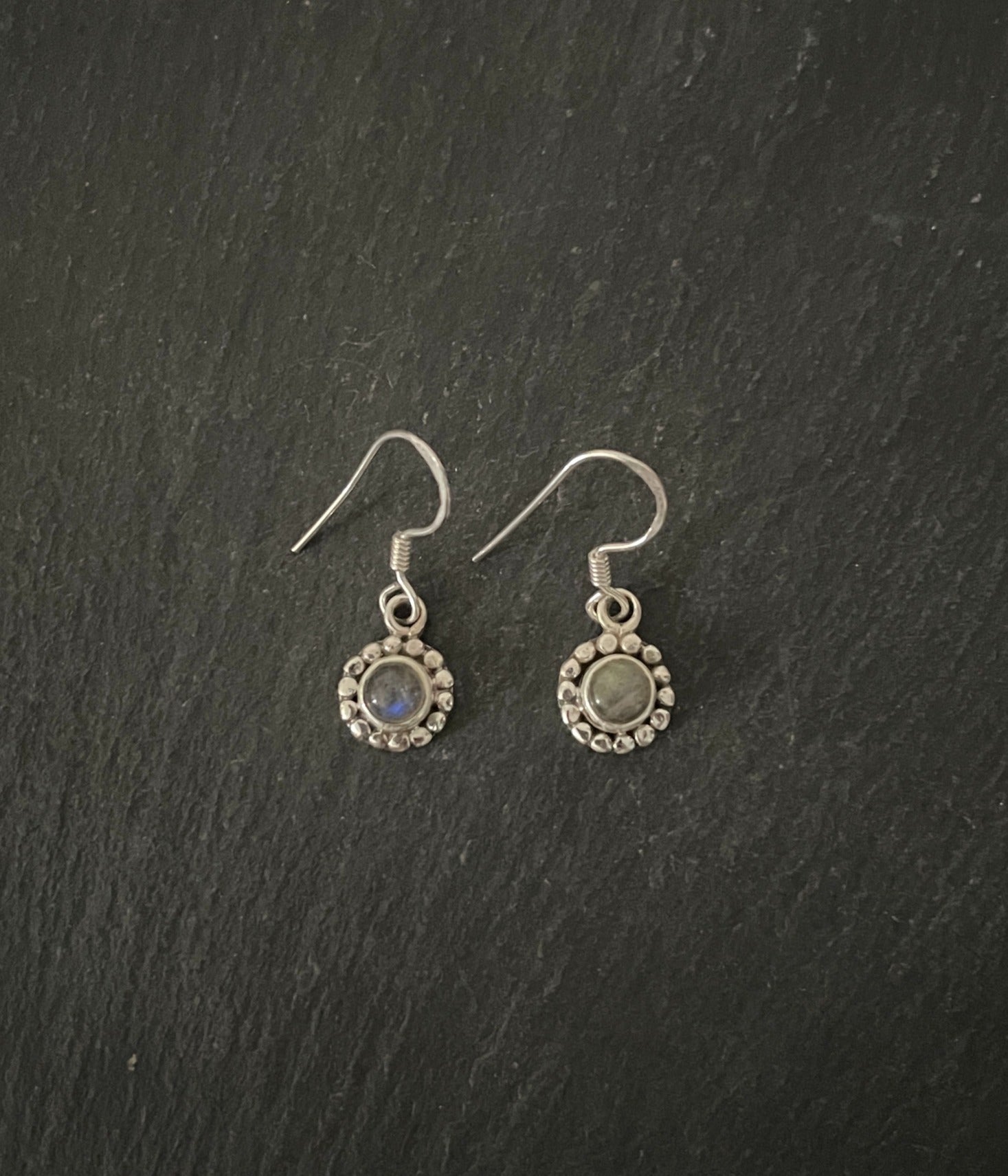 Labradorite Round Earrings image 0