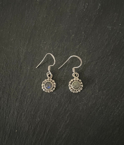 Labradorite Round Earrings image 0