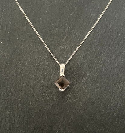 Smokey Quartz and Silver Pendant image 0