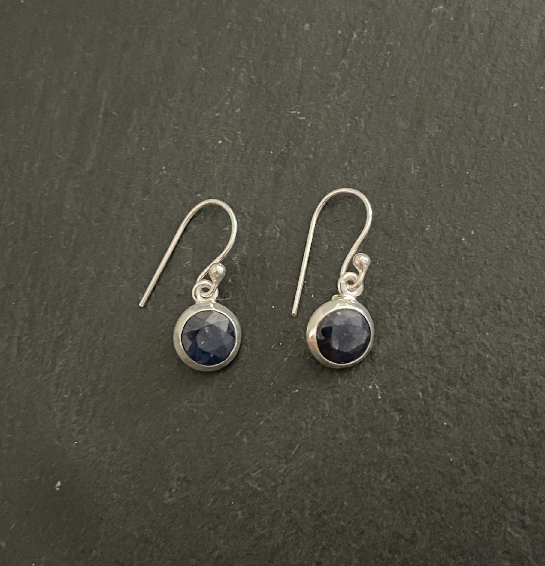 Sapphire and Silver Earrings image 0
