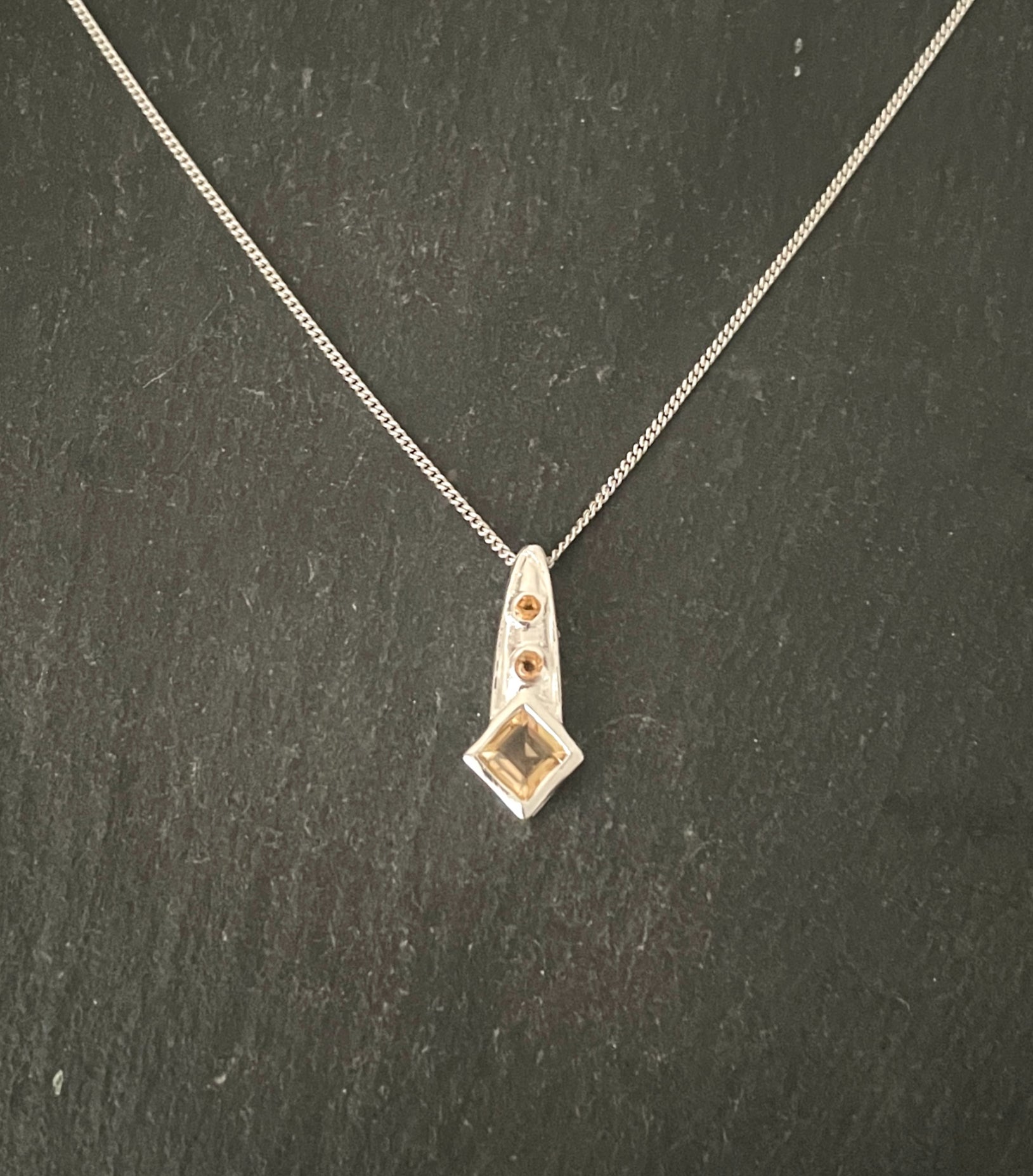 Citrine Kite Pendant image 0