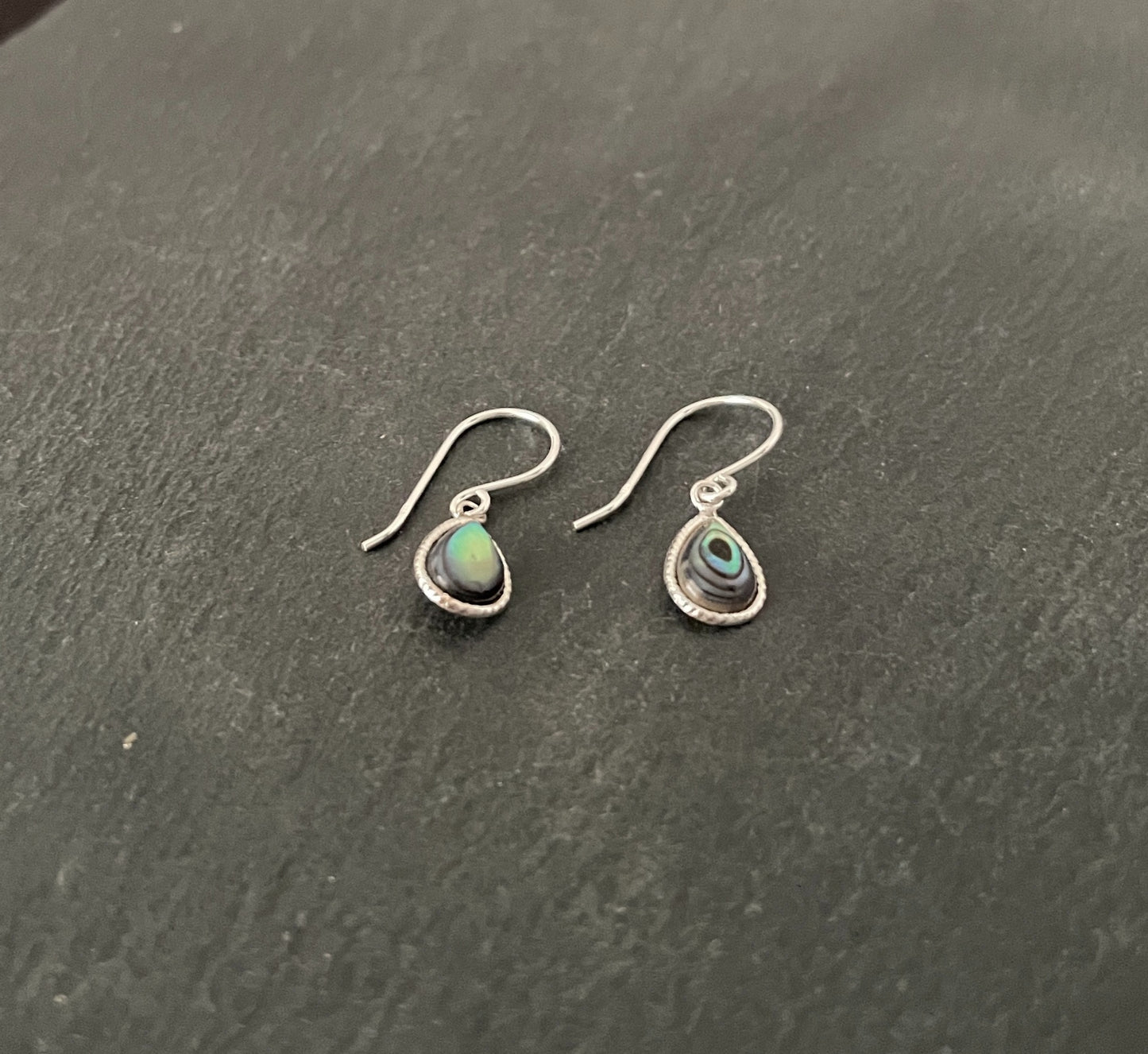 Paua Shell Teardrop Earrings image 1