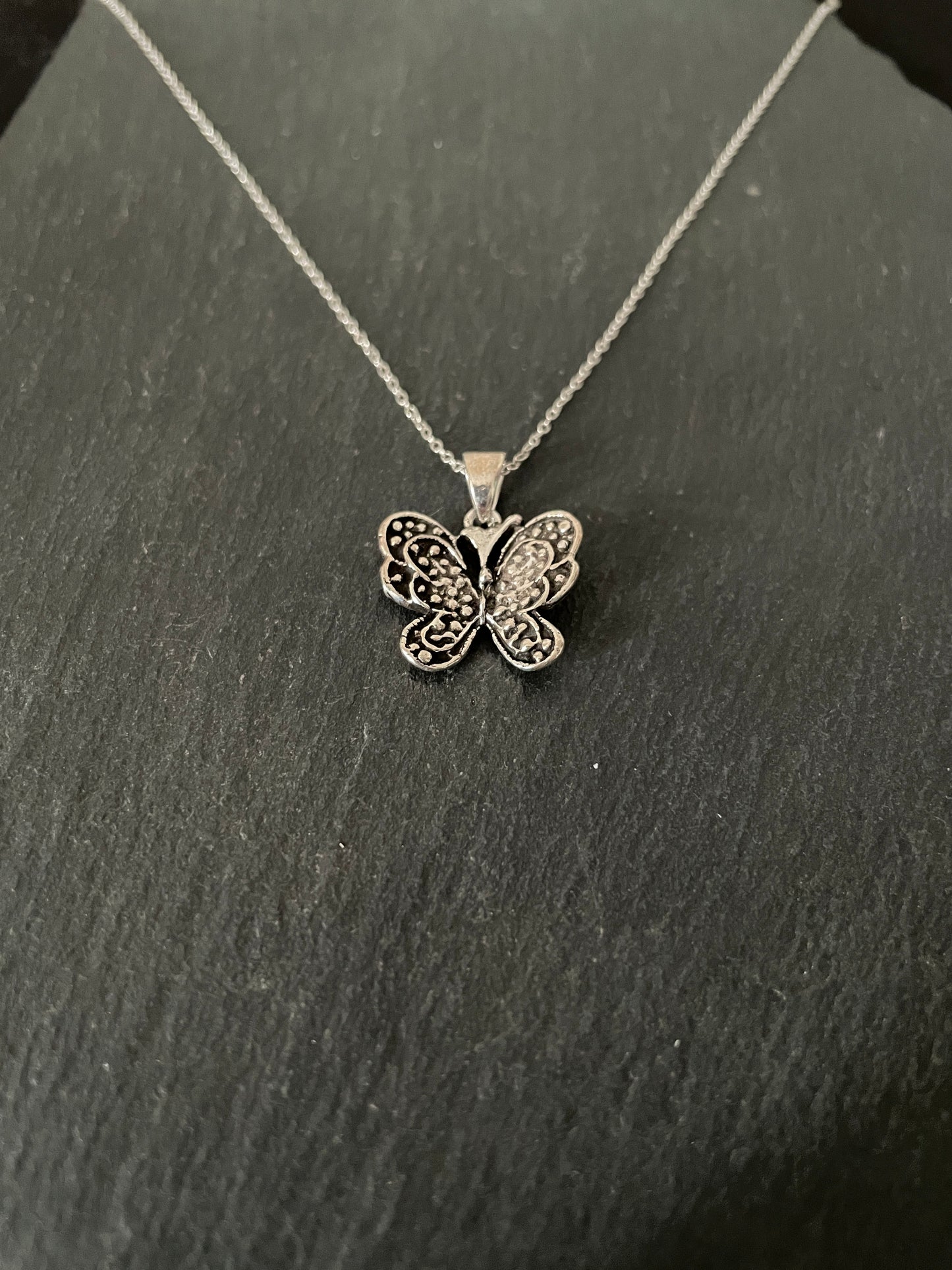 Silver Butterfly Pendant image 1