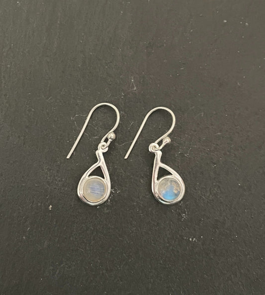 Moonstone Drop Earrings image 0