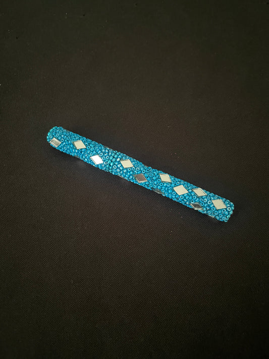 Light Blue Glitter Pen image 0