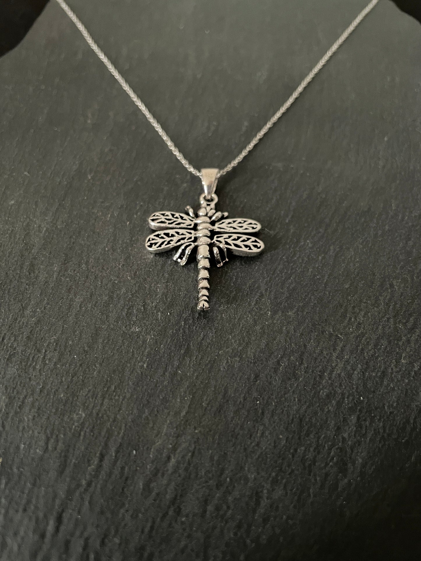 Silver Dragonfly Pendant image 1