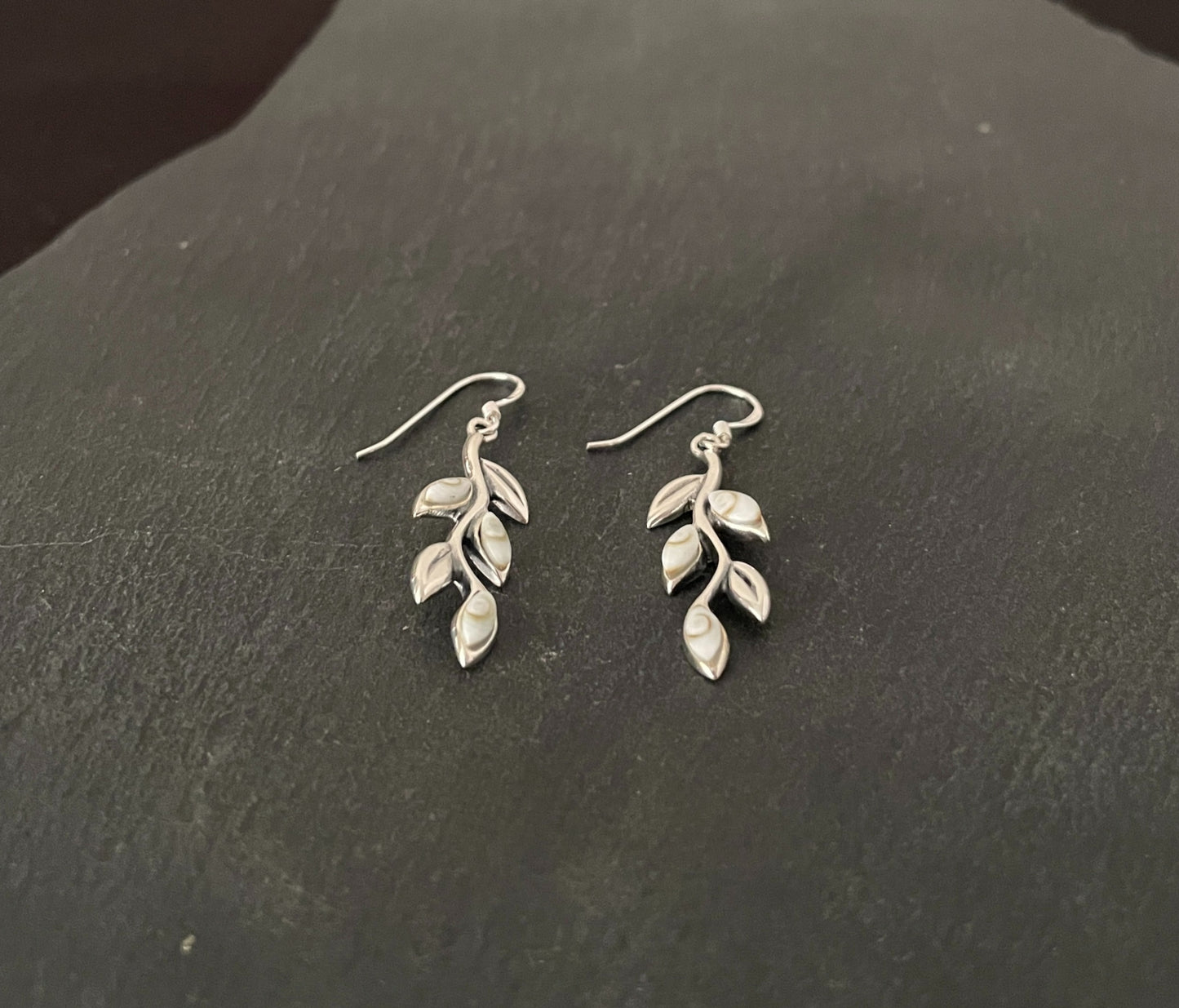 Shiva Shell Leaf Earrings image 1
