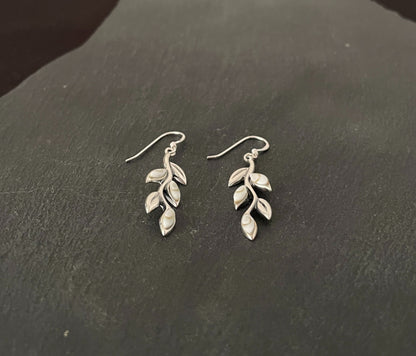 Shiva Shell Leaf Earrings image 1