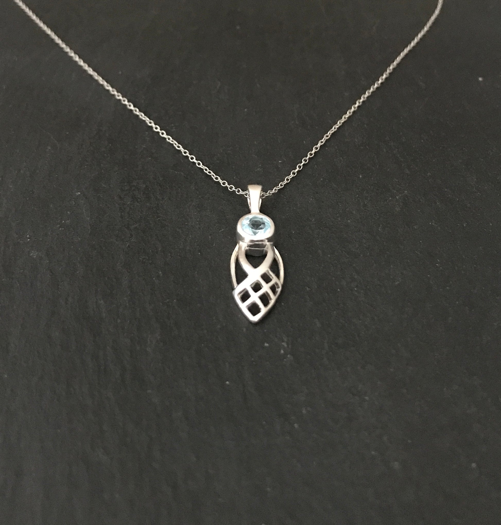 Blue Topaz Pendant image 1