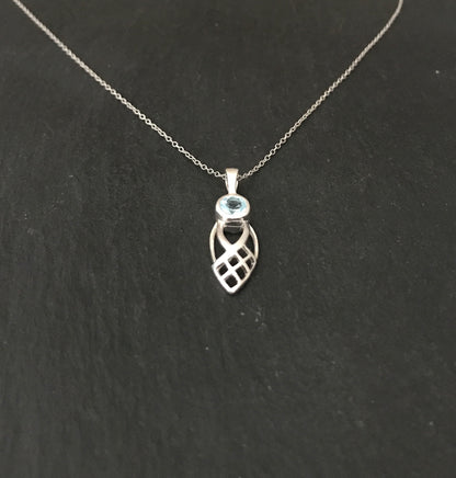 Blue Topaz Pendant image 1
