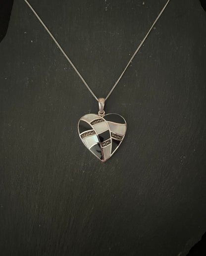Marcasite Heart Pendant image 0
