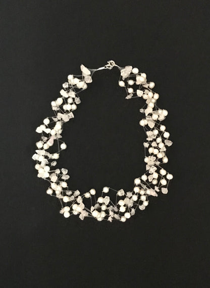 Pearl and Gemstone Necklace image 2