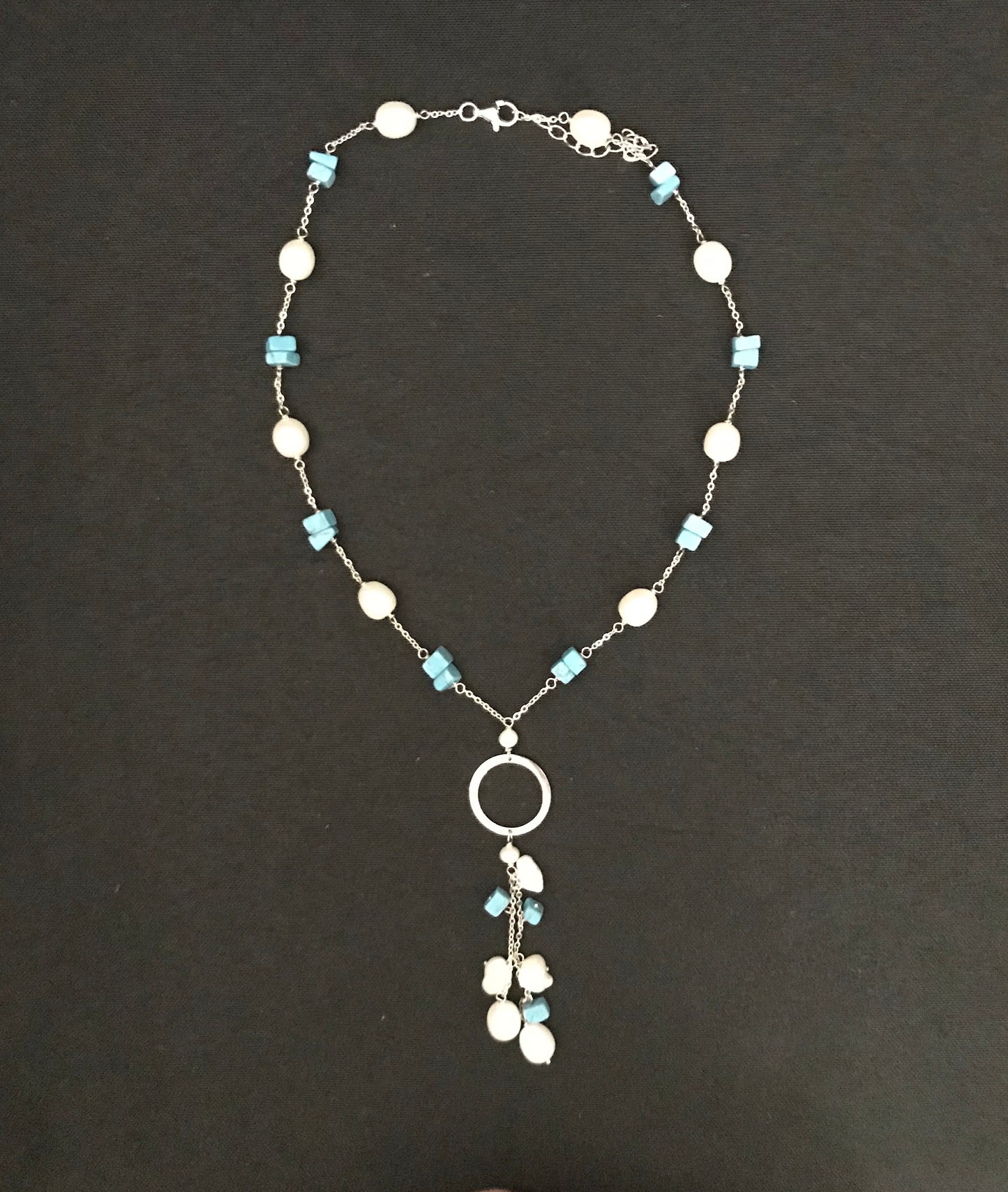 Pearl and Gemstone Necklace image 2