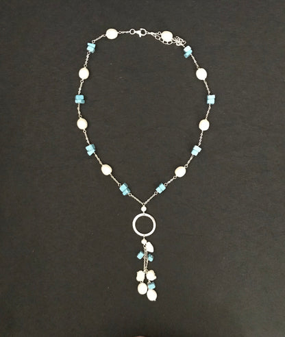 Pearl and Gemstone Necklace image 2