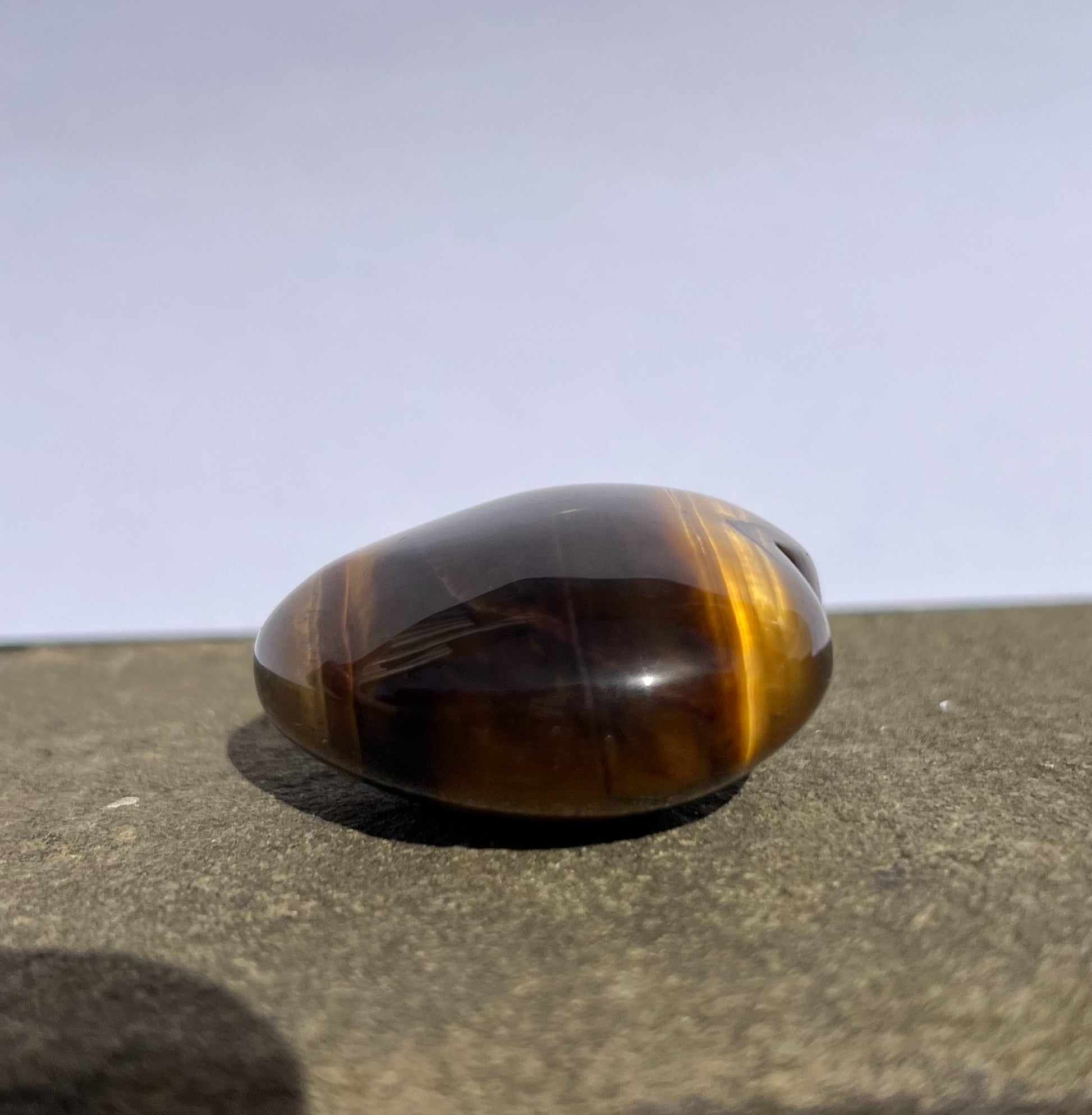 Tiger's Eye Heart image 1