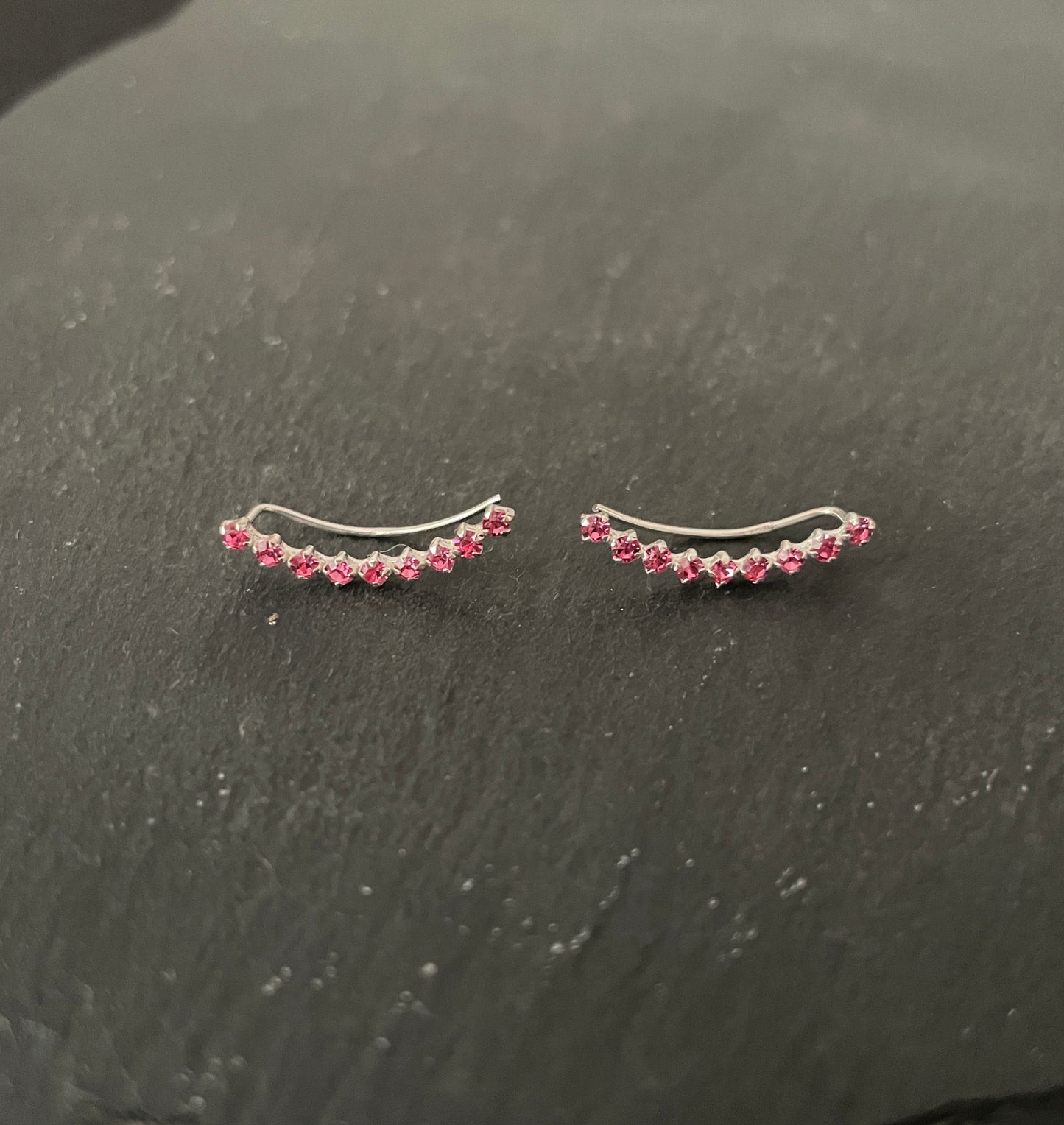 Cubic Zirconia Single Row Ear Climbers image 1