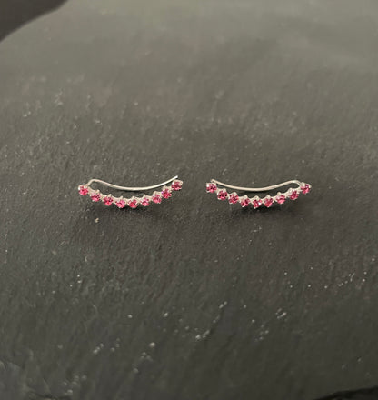Cubic Zirconia Single Row Ear Climbers image 1