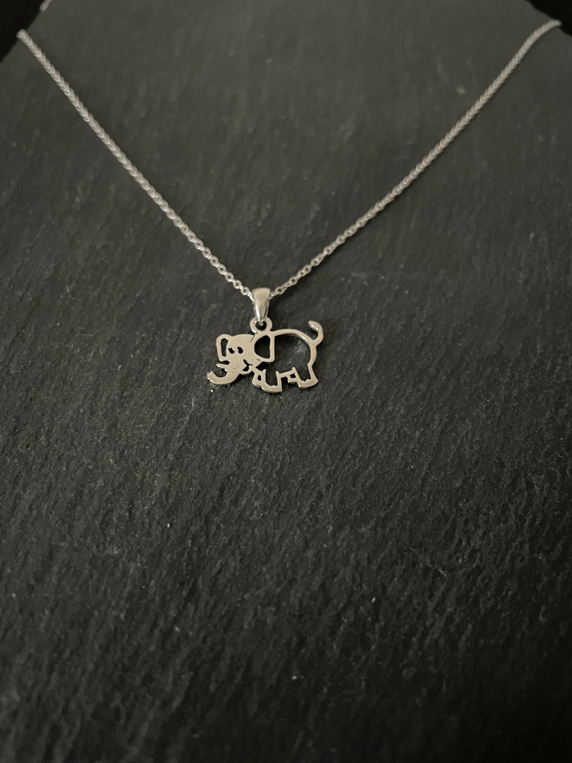 Silver Elephant Pendant image 1